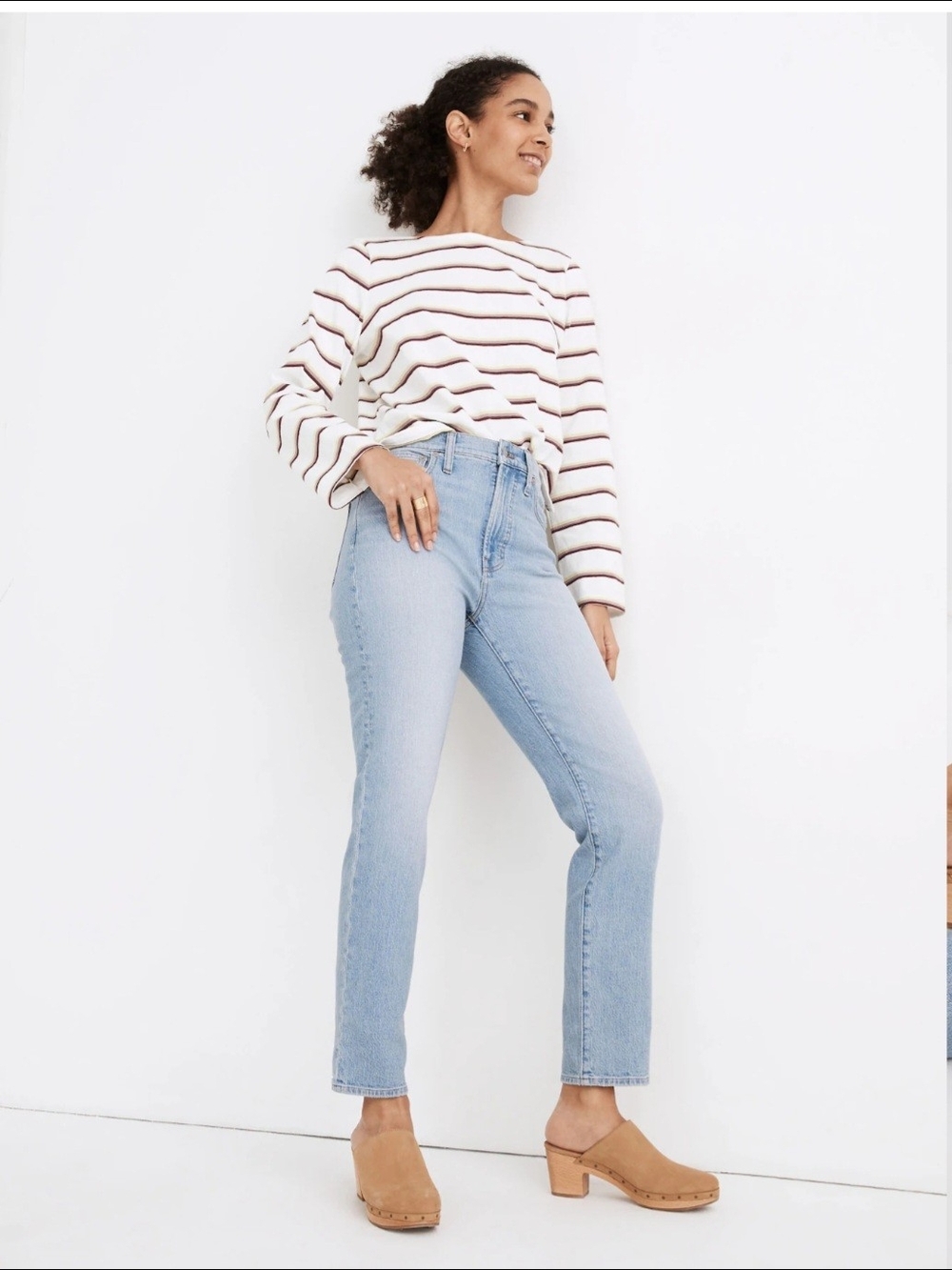 Madewell The Petite Perfect Vintage Jean In Fiore Wash | 23P | Like New